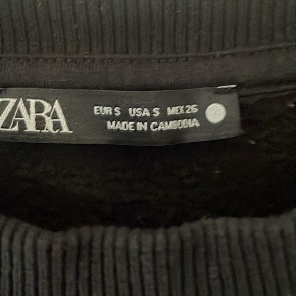 Zara Sweatshirt with shoulder pads Size: S - Picture 5 of 6